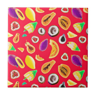 Lebhaftes Fruchtigkeit Delight Pattern Fliese