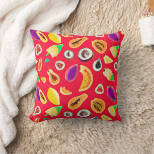 Lebhaftes Fruchtigkeit Delight Pattern Kissen