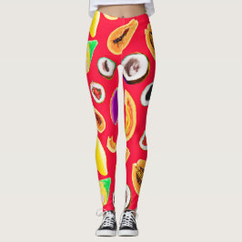 Lebhaftes Fruchtigkeit Delight Pattern Leggings