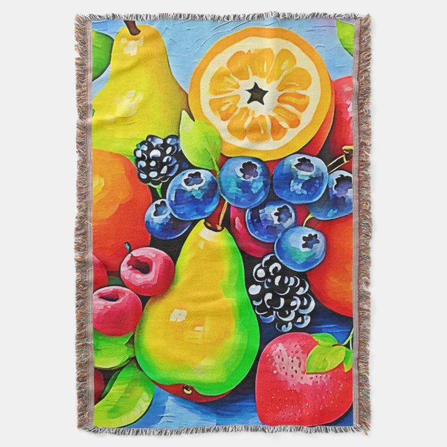 Lebhaftes Fruchtleben Decke (Vorderseite Vertikal)