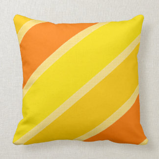 Lebhaftes Gelb-Orange-Farbton Kissen