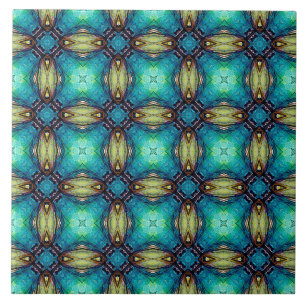Lebhaftes geometrisches Muster Inspiriert Fliese