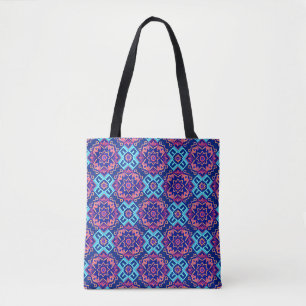 Lebhaftes geometrisches Muster Tasche