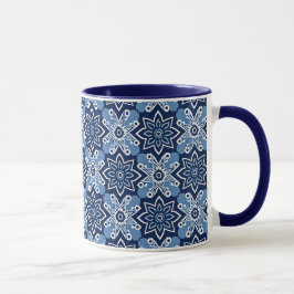 Lebhaftes geometrisches Muster Tasse