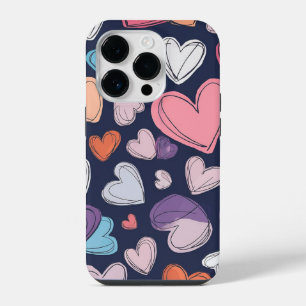 Lebhaftes Herz iPhone Case - Romantische Geschenki 14 Pro Hülle