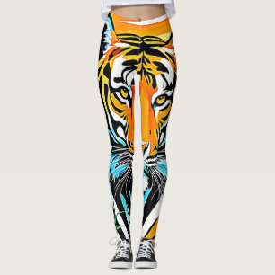 Lebhaftes Jungle Tiger Art Design Leggings