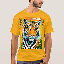 Lebhaftes Jungle Tiger Art Design