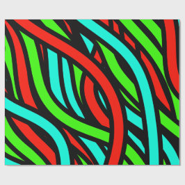 Lebhaftes Kabel Geschenkpapier