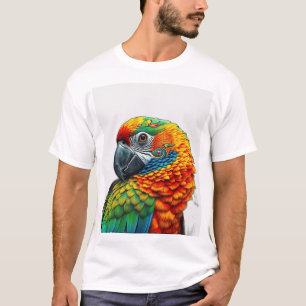 Lebhaftes Kaleidoskopisches Muster T-Shirt