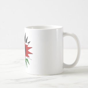 Lebhaftes kenianisches Flaggenmuster: Eine 18-Ster Kaffeetasse