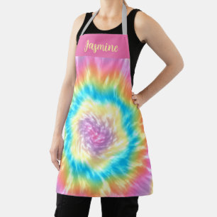 Lebhaftes Krawatte-Farbrauschen-Design Schürze