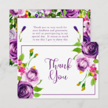 Lebhaftes Lila Brautparty Watercolor Bouquet