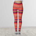 Lebhaftes Muster aus farbenfrohen Stoffen Leggings<br><div class="desc">Lebhaftes Muster aus farbenfrohen Stoffen</div>