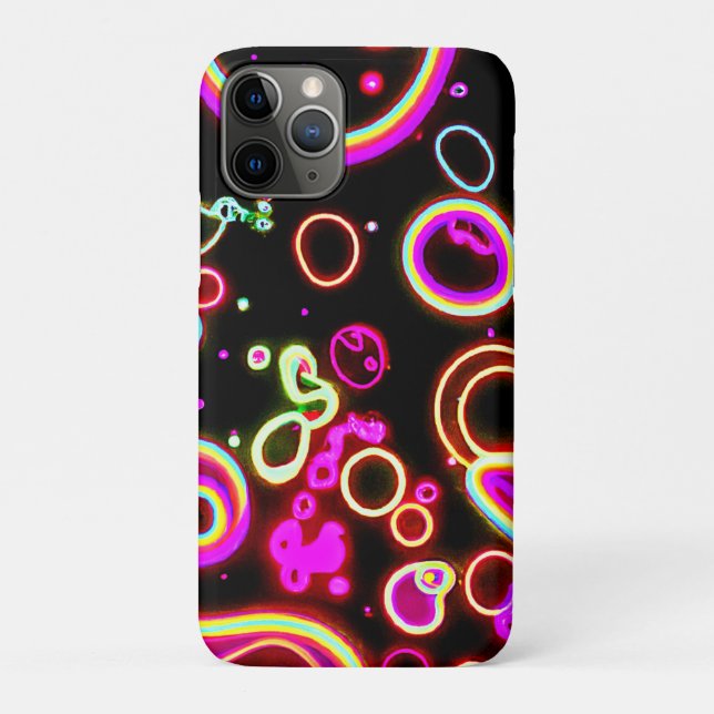 Lebhaftes Neon Glow Muster Case-Mate iPhone Hülle (Rückseite)