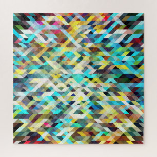 Lebhaftes Neon Mosaik: Abstrakter Hintergrund.