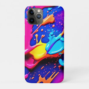 Lebhaftes Neon Paint Spritzer Artwork Case-Mate iPhone Hülle