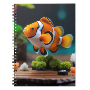 Lebhaftes Ocellaris Clownfish-Notebook Notizblock