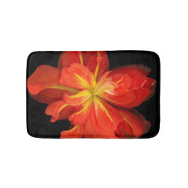 Lebhaftes Orange Begonia Macro Badematte