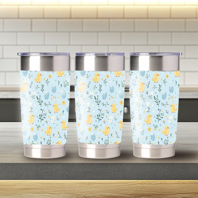 Lebhaftes Ostermuster 20oz Thermal Tumbler Thermobecher (Von Creator hochgeladen)