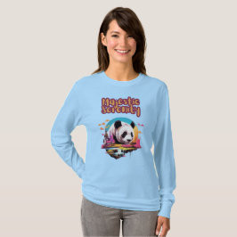 Lebhaftes Panda: Atemberaubende Farben in natürlic T-Shirt
