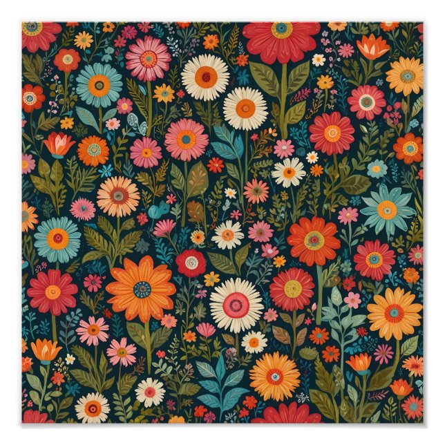 Lebhaftes Paradies Fotodruck (Vorne)