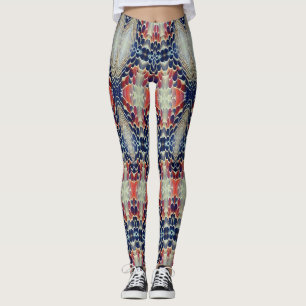 Lebhaftes Petalmuster von Ratti_Creative_Arts Leggings