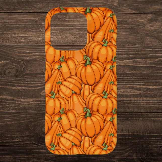 Lebhaftes Pumpkin-Pattern iPhone 16 Pro Hülle (Von Creator hochgeladen)