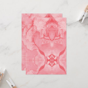 Lebhaftes rosa Textildesign mit aufwändiger tl Einladung