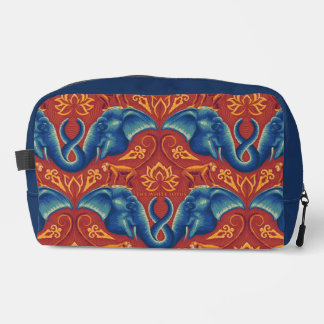 Lebhaftes Safari Tapestry-Muster - Der weiße Lotus Waschbeutel