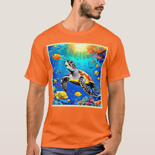 Lebhaftes Schildkrötenriff T-Shirt
