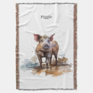 Lebhaftes Schwein, Brauch Decke