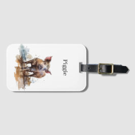 Lebhaftes Schwein, Brauch Gepäckanhänger