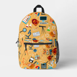 Lebhaftes Science Design perfekt für Klasse und St Bedruckter Rucksack