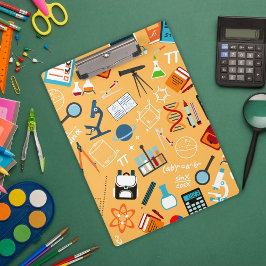 Lebhaftes Science Design perfekt für Klasse und St Klemmbrett