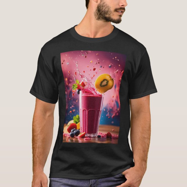 Lebhaftes Smoothie Bliss T-Shirt (Vorderseite)