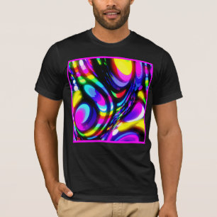 Lebhaftes Spiral Fantasy Pattern T-Shirt