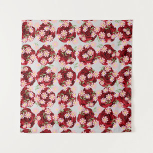 Lebhaftes Square Tapestry (57" x 57") Wandteppich