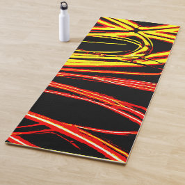 Lebhaftes strahlendes Neon Hues-Muster Yogamatte