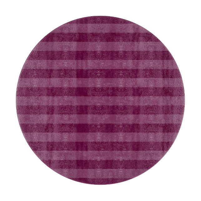 Lebhaftes Striped Maroon Matching Schneidebrett (Vorderseite)