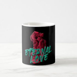Lebhaftes, urbanes, trendiges Grafikdesign Ewige L Kaffeetasse