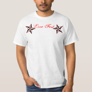 Lebhaftschnelles die jungen Pinstripe T-Shirt
