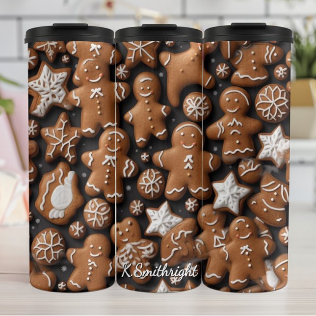 Lebkuchen-Armee-Feiertagsmuster Thermosbecher (Von Creator hochgeladen)