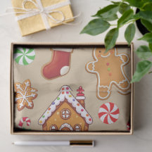 Lebkuchen-Baby-Weihnachts-Geschenkverpackungspapie