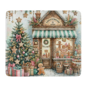 Lebkuchen Bäckerei Geschäft Schneidebrett