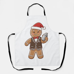 Lebkuchen-Barista-Weihnachten 2026 Holiday Kaffee Schürze