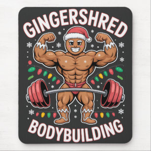 Lebkuchen-Bodybuilding-Weihnachts-Gym Mousepad