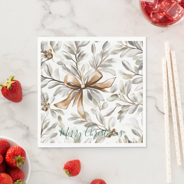Lebkuchen-Creme-Bogen-Weihnachten Serviette (Beispiel)