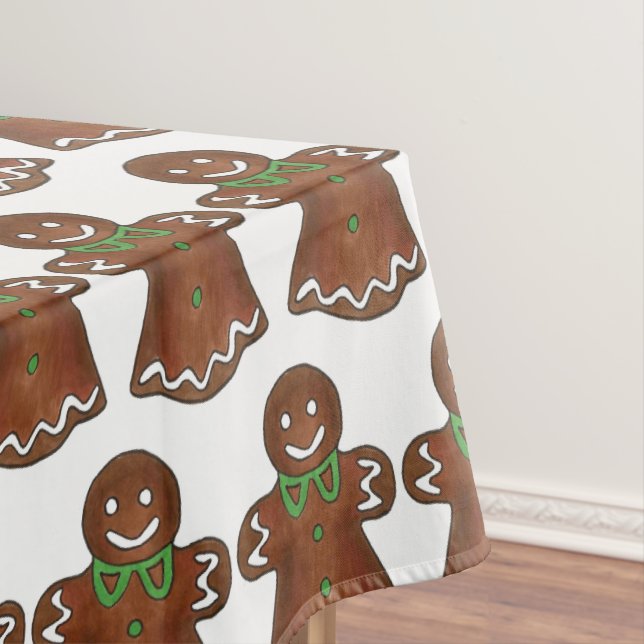 Lebkuchen Dame Weihnachtsgebäck Tischdecke (Beispiel)