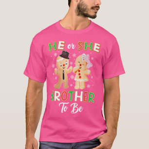 Lebkuchen Er oder sie Bruder zu Weihnachten geben T-Shirt