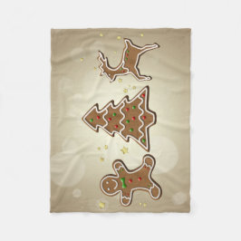 Lebkuchen Fleecedecke